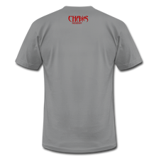 NO EASY WAY OUT- T-Shirt with RED LETTERING - slate