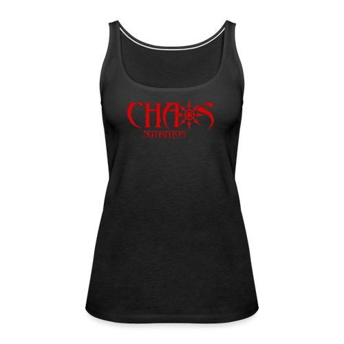 Chaos Nutrition OG Logo Women’s Premium Tank Top - black