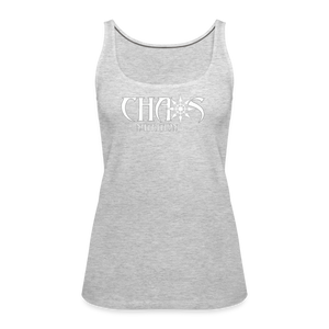 Chaos Nutrition OG Logo Women’s Premium Tank Top - heather gray
