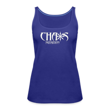 Chaos Nutrition OG Logo Women’s Premium Tank Top - royal blue