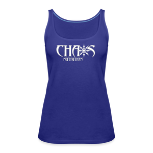 Chaos Nutrition OG Logo Women’s Premium Tank Top - royal blue