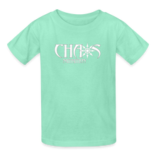 OG Chaos Nutrition Youth Tagless T-Shirt White Logo - deep mint