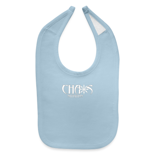 Chaos Nutrition Baby Bib - light blue