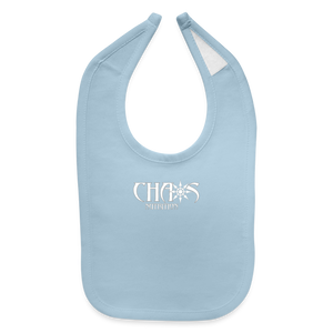 Chaos Nutrition Baby Bib - light blue