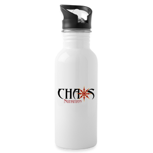 Chaos Nutrition Water Bottle - white