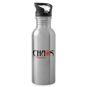 Chaos Nutrition Water Bottle - silver