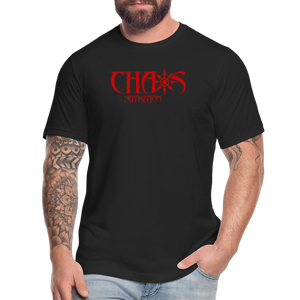 Eat Dirty Train Dirty, Black T- Shirt with Red Lettering - black