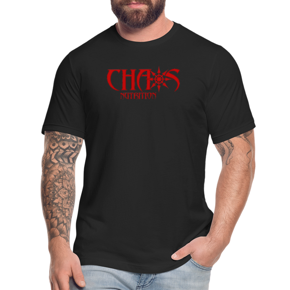Eat Dirty Train Dirty, Black T- Shirt with Red Lettering - black