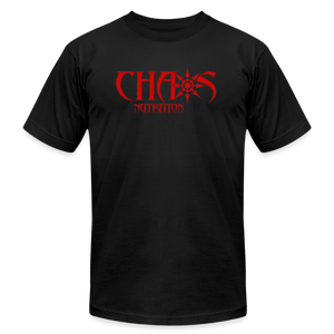 Eat Dirty Train Dirty, Black T- Shirt with Red Lettering - black