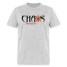 OG LOGO T-SHIRT with BLACK, RED and GOLD LOGO - heather gray