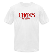OG Chaos T- Shirt Red Logo - white