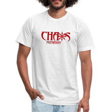 OG Chaos T- Shirt Red Logo - white