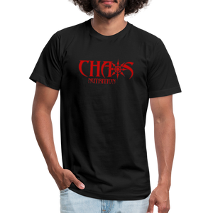 OG Chaos T- Shirt Red Logo - black