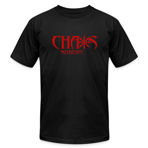 OG Chaos T- Shirt Red Logo - black