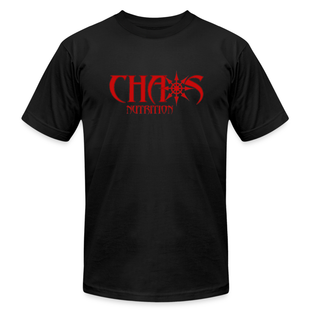 OG Chaos T- Shirt Red Logo - black