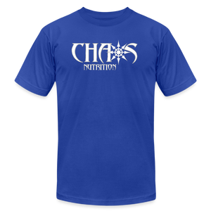 OG Chaos T- Shirt White Logo - royal blue
